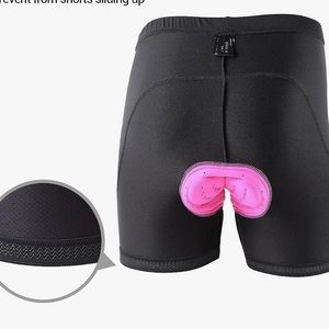 NWT Sportneer Women Medium Padded Mountain Bike Cycling Riding Shorts Black